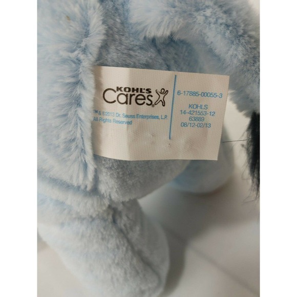Kohl's Cares Dr. Seuss Horton Hears A Who - Blue Plush‎ Elephant 14" - Picture 6 of 8